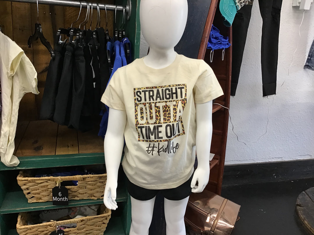 Straight Outta Timeout Kids Tee