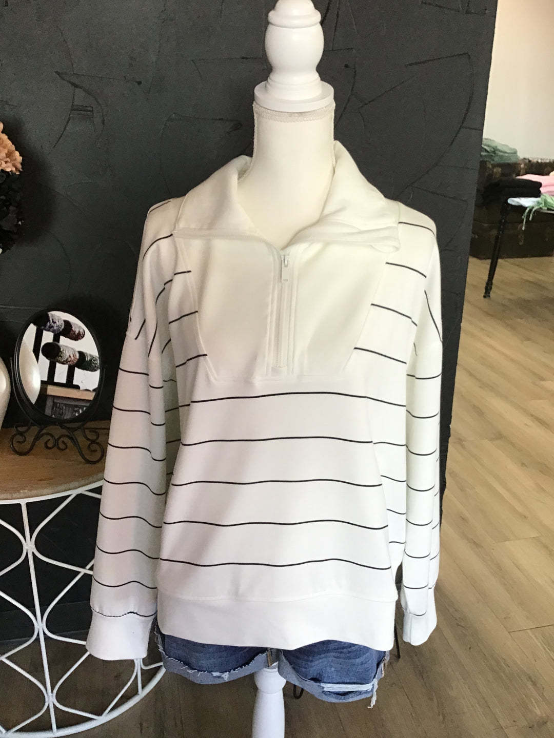 Modal 1/4 Zip Pullover