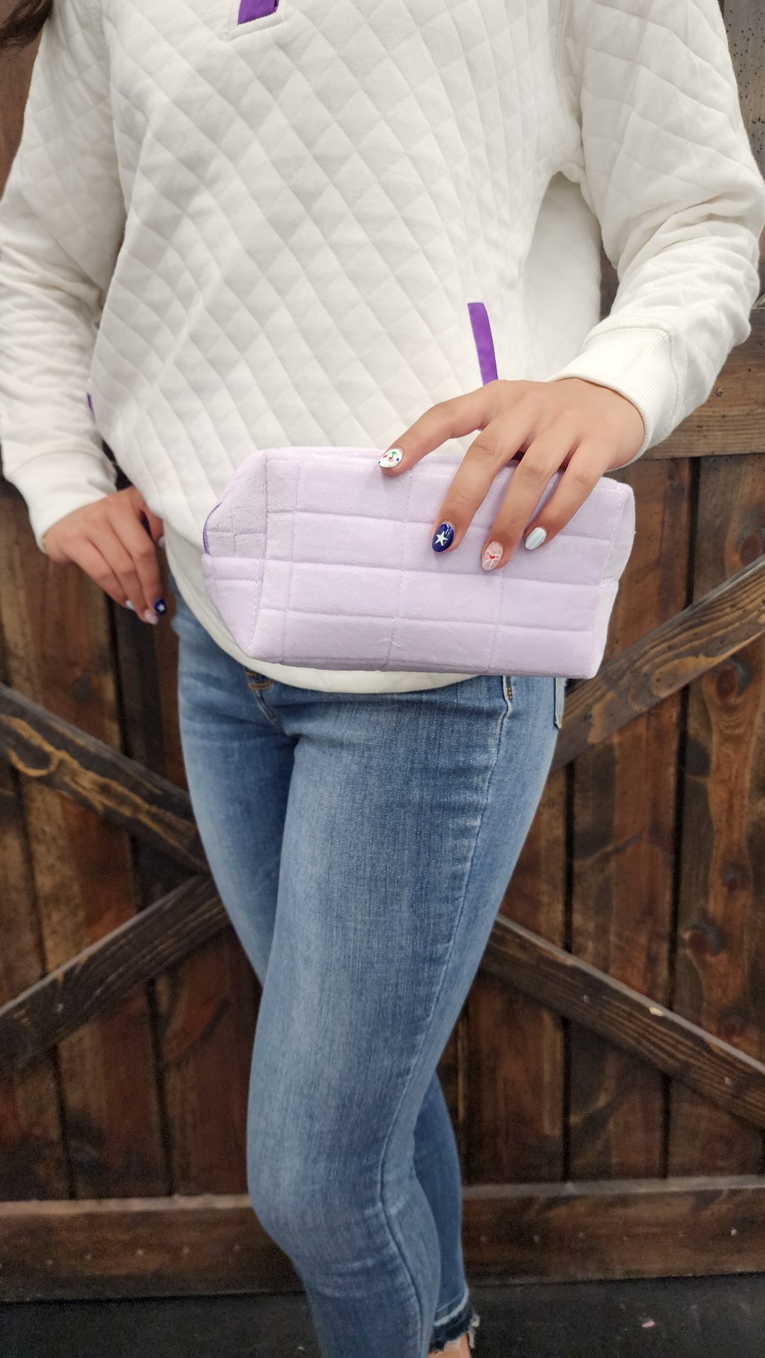 Velvet Makeup Bag