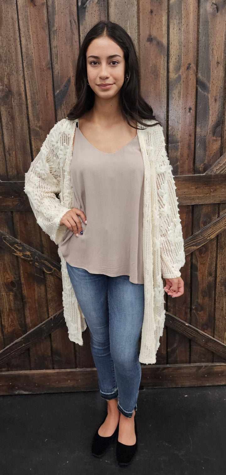 Floral Crochet Cardigan