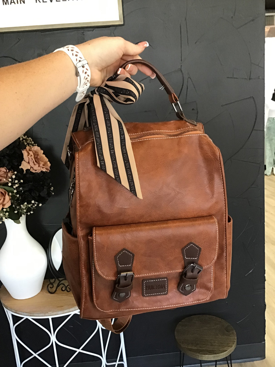 Leather Retro Backpack