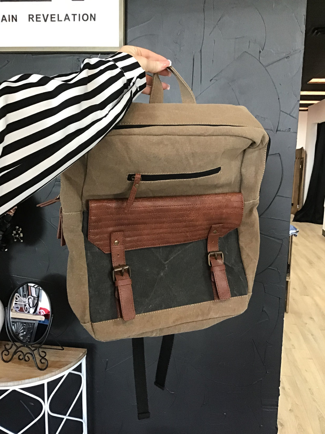 Recycled Military Material Backpack
