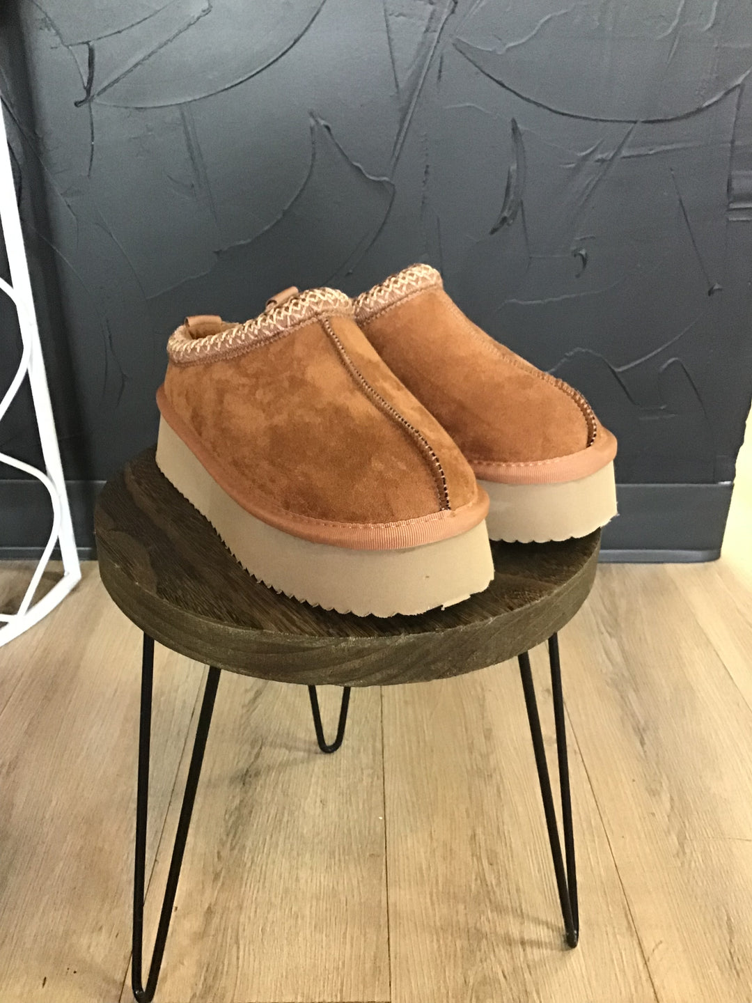 Pillow Talk Tobacco Faux Suede