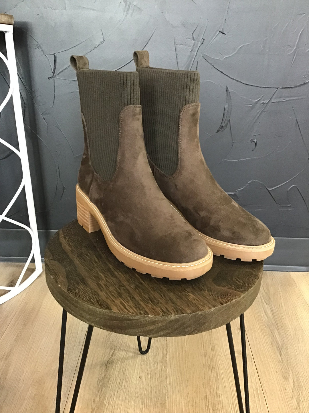 "Goodness Gracious" Faux Suede