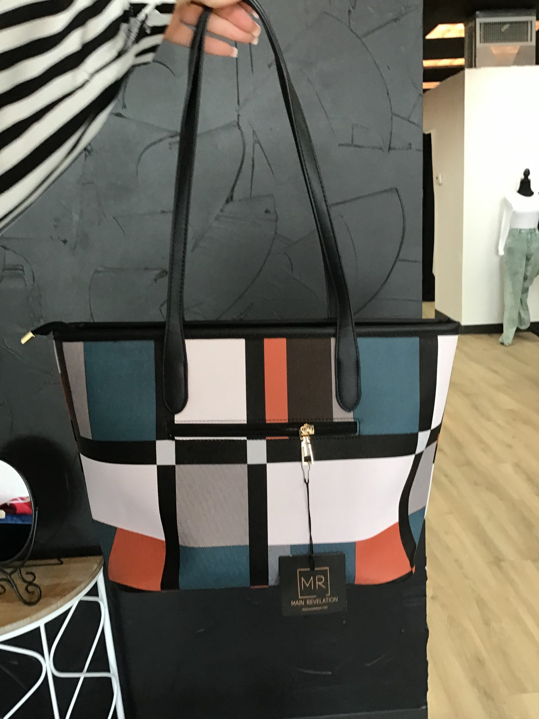 Colorblock Handbag