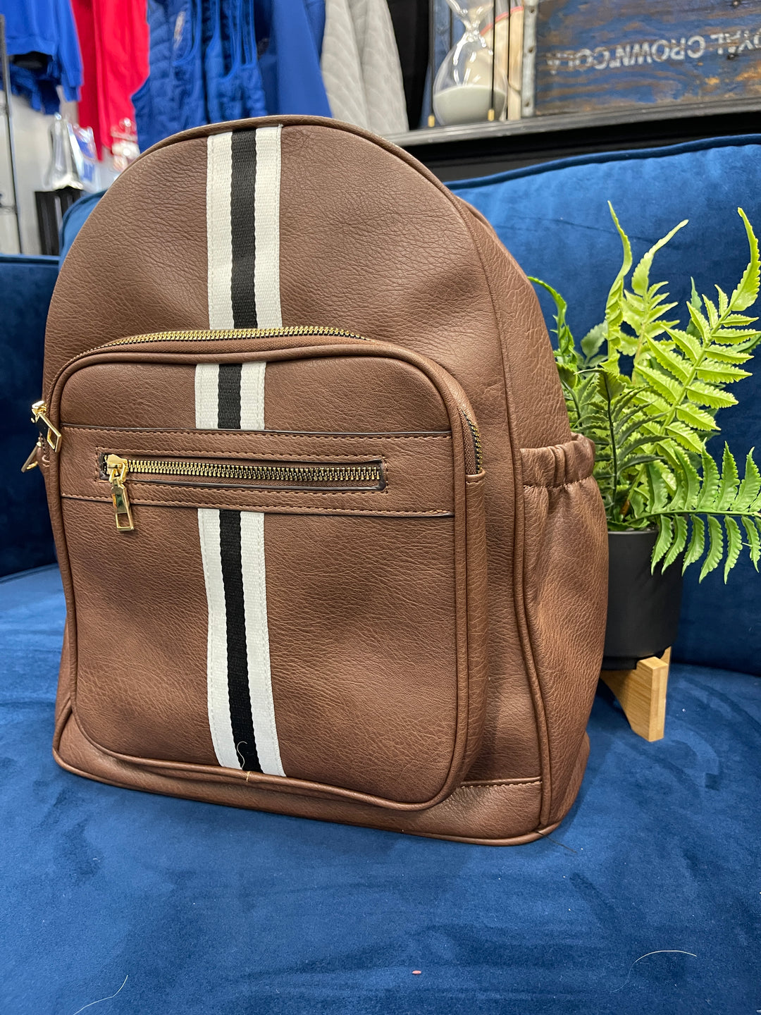 Brown Backpack Purse