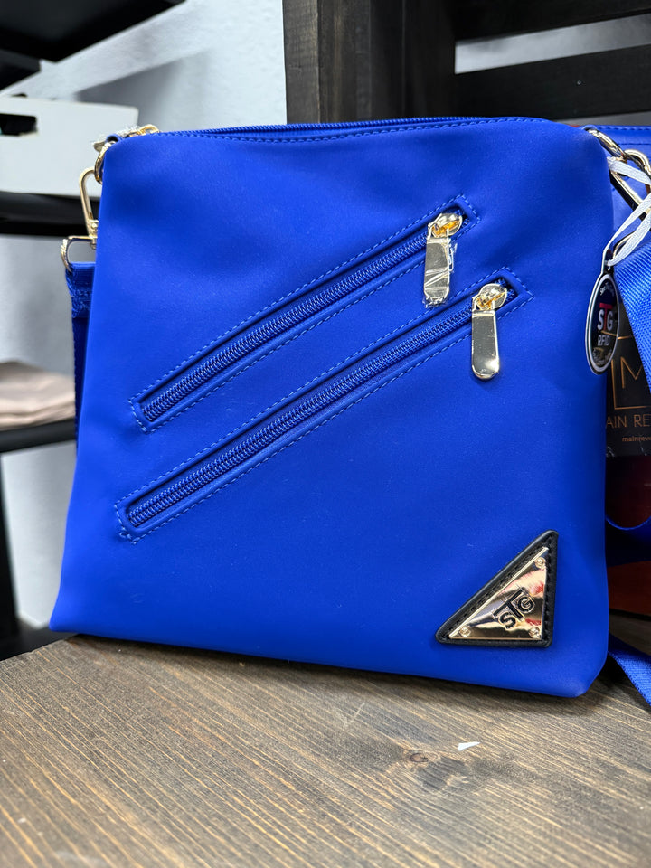 Save The Girls- Blue Purse