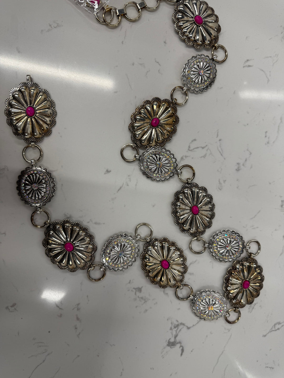 Pink Chain Belt