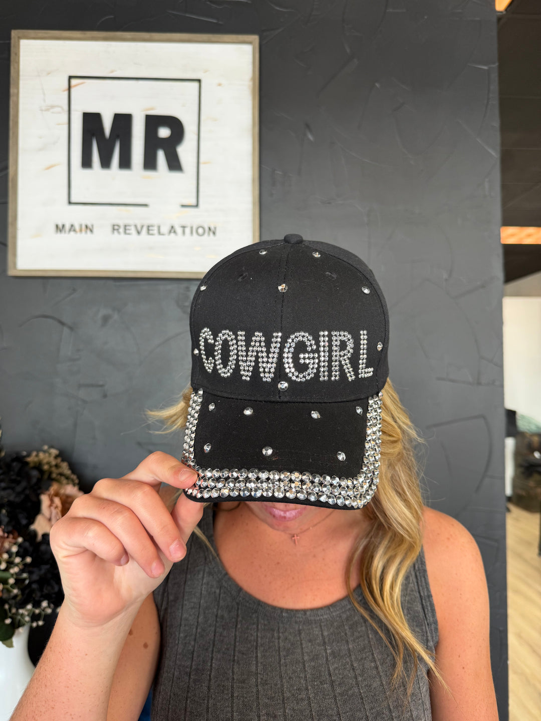 Cowgirl Rhinestone Cap