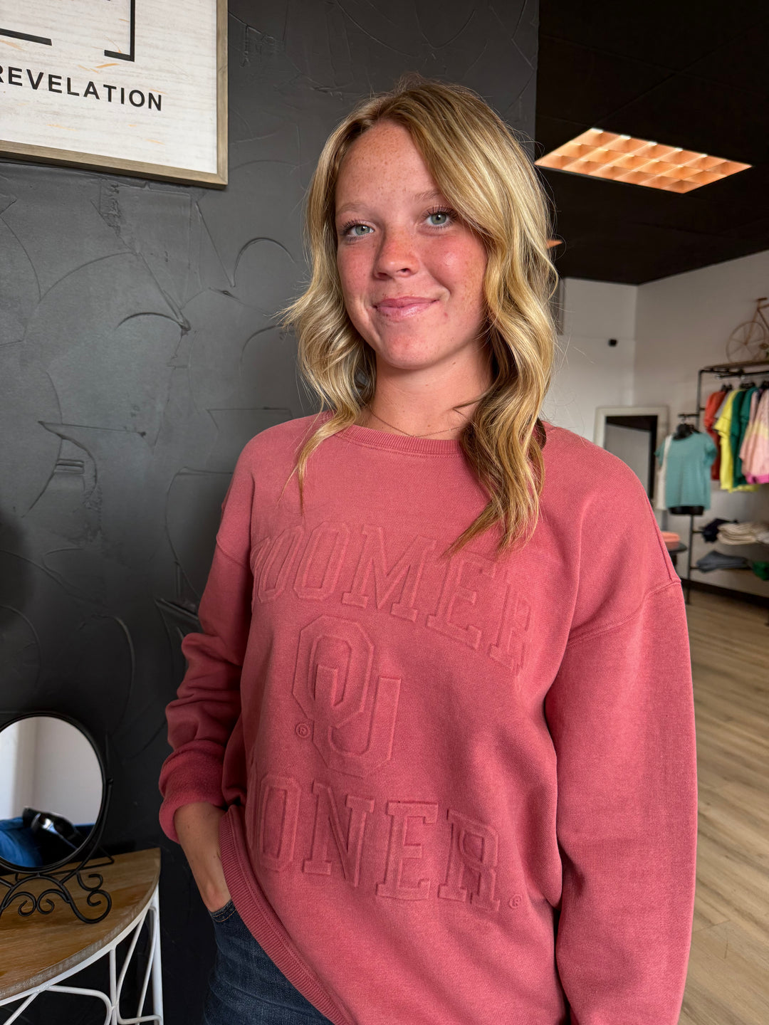 OU Embossed (Licensed) Sweatshirt