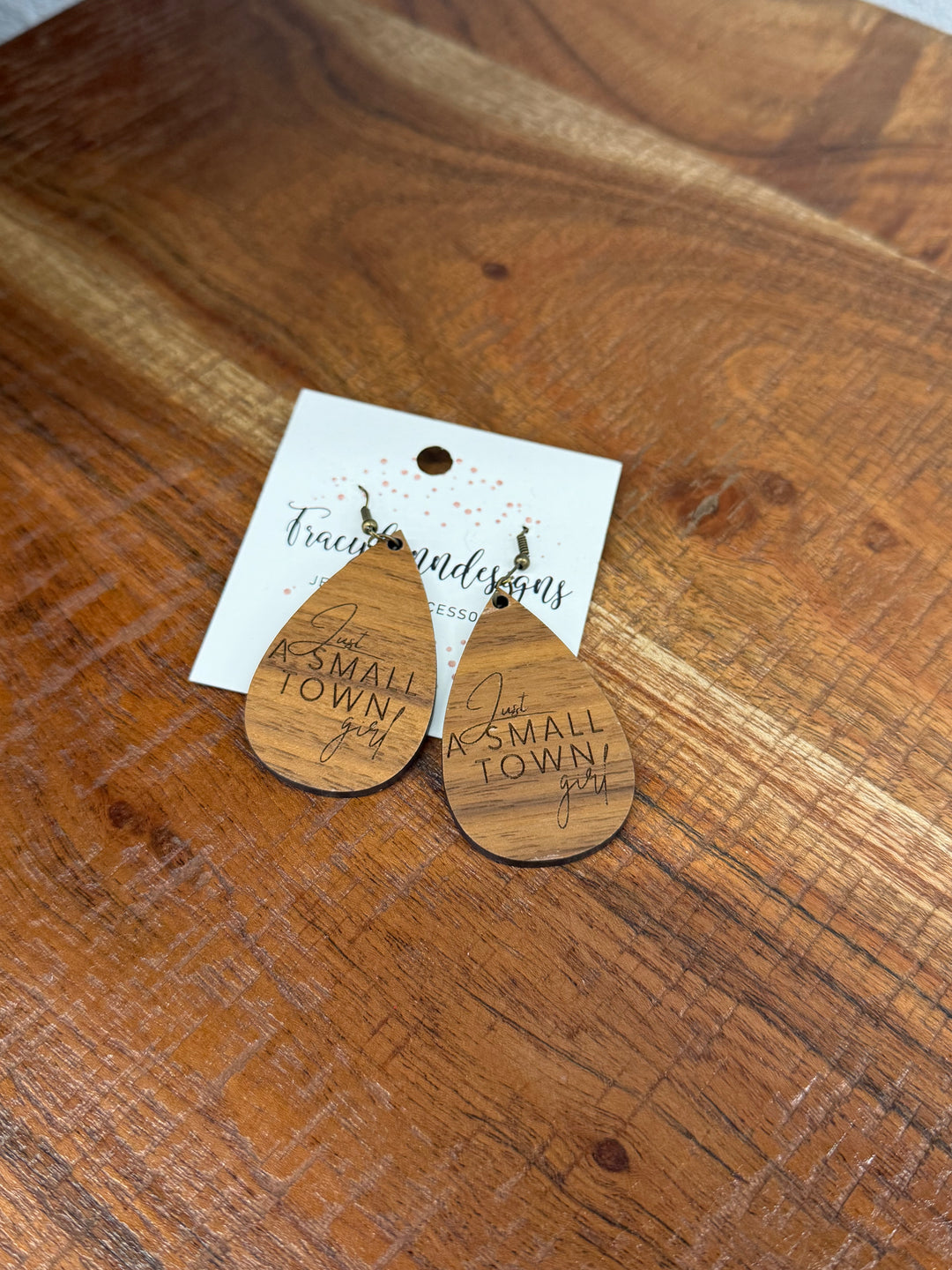 Just A Small Town Girl Dangle Earrings
