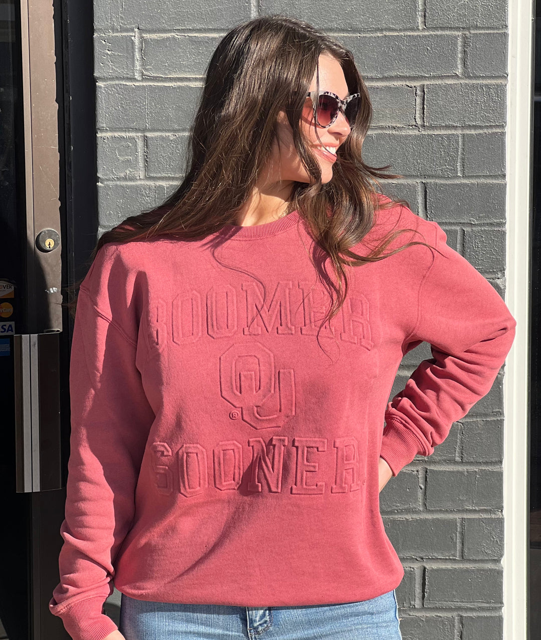 OU Embossed (Licensed) Sweatshirt