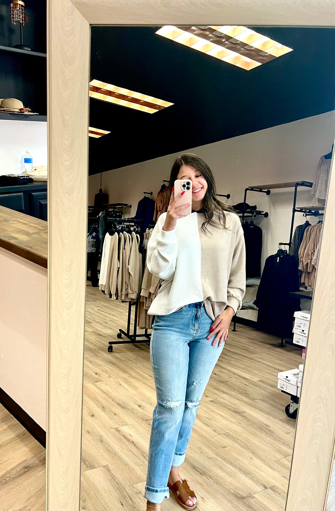 Hooded Colorblock L/S