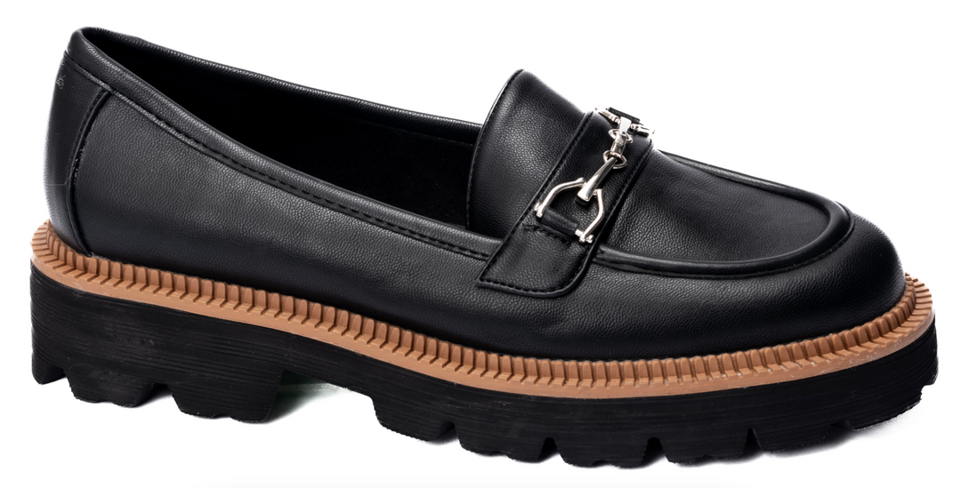 Black Brownie Points Loafers