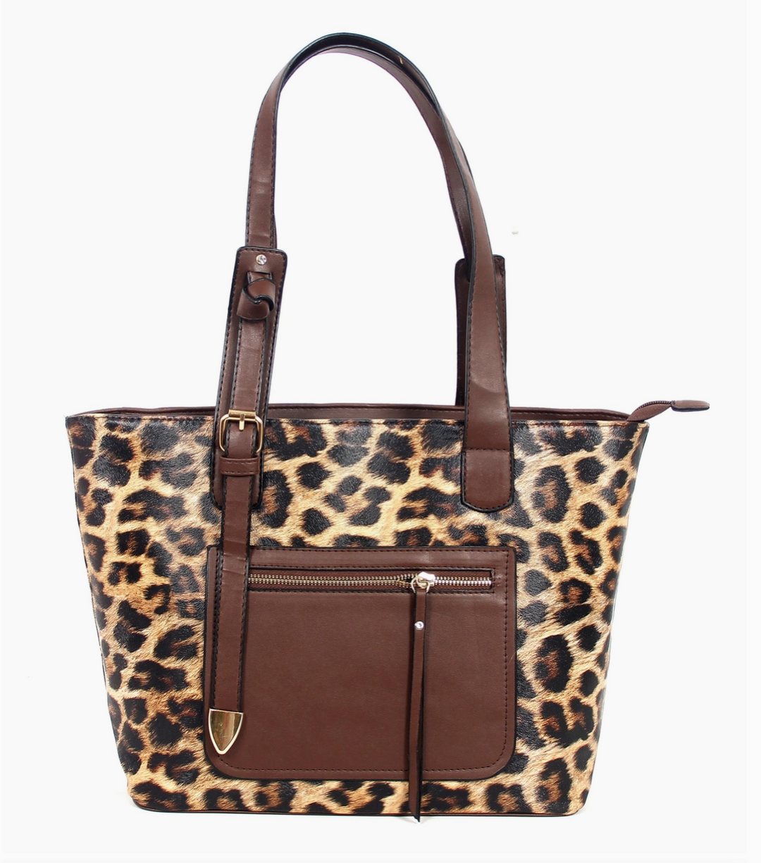 Leopard Print Tote Shoulder Bag