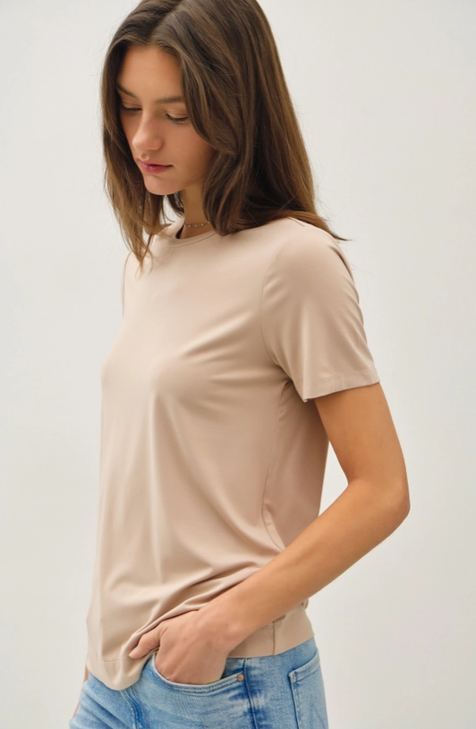 Taupe Modal/ Bamboo S/S