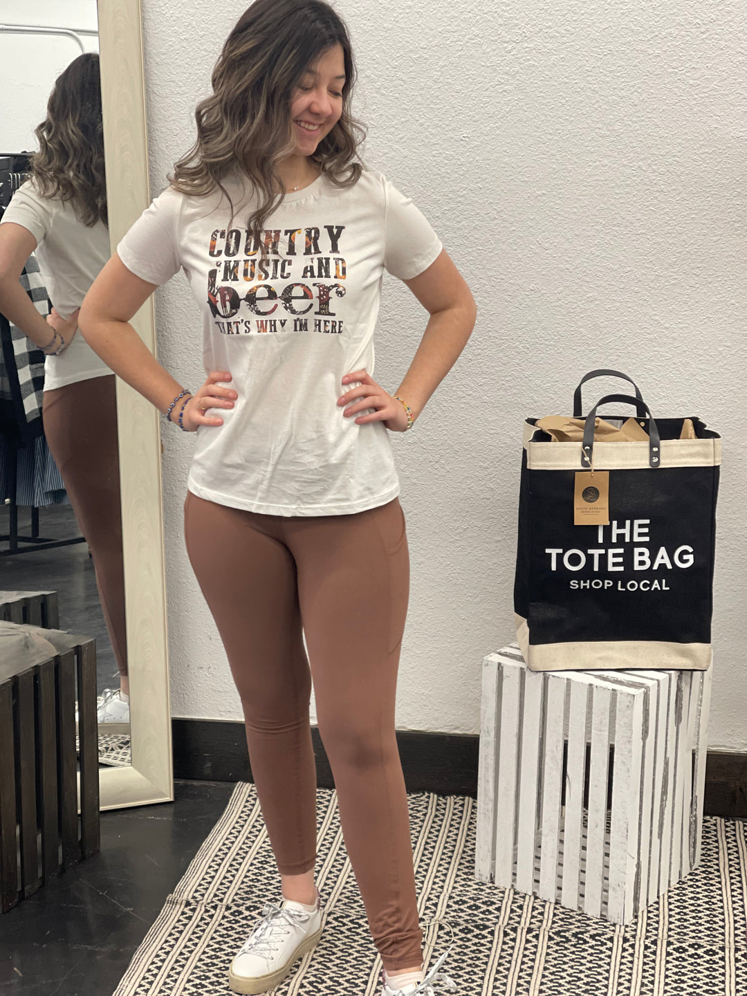 High Rise Smoky Topaz Legging