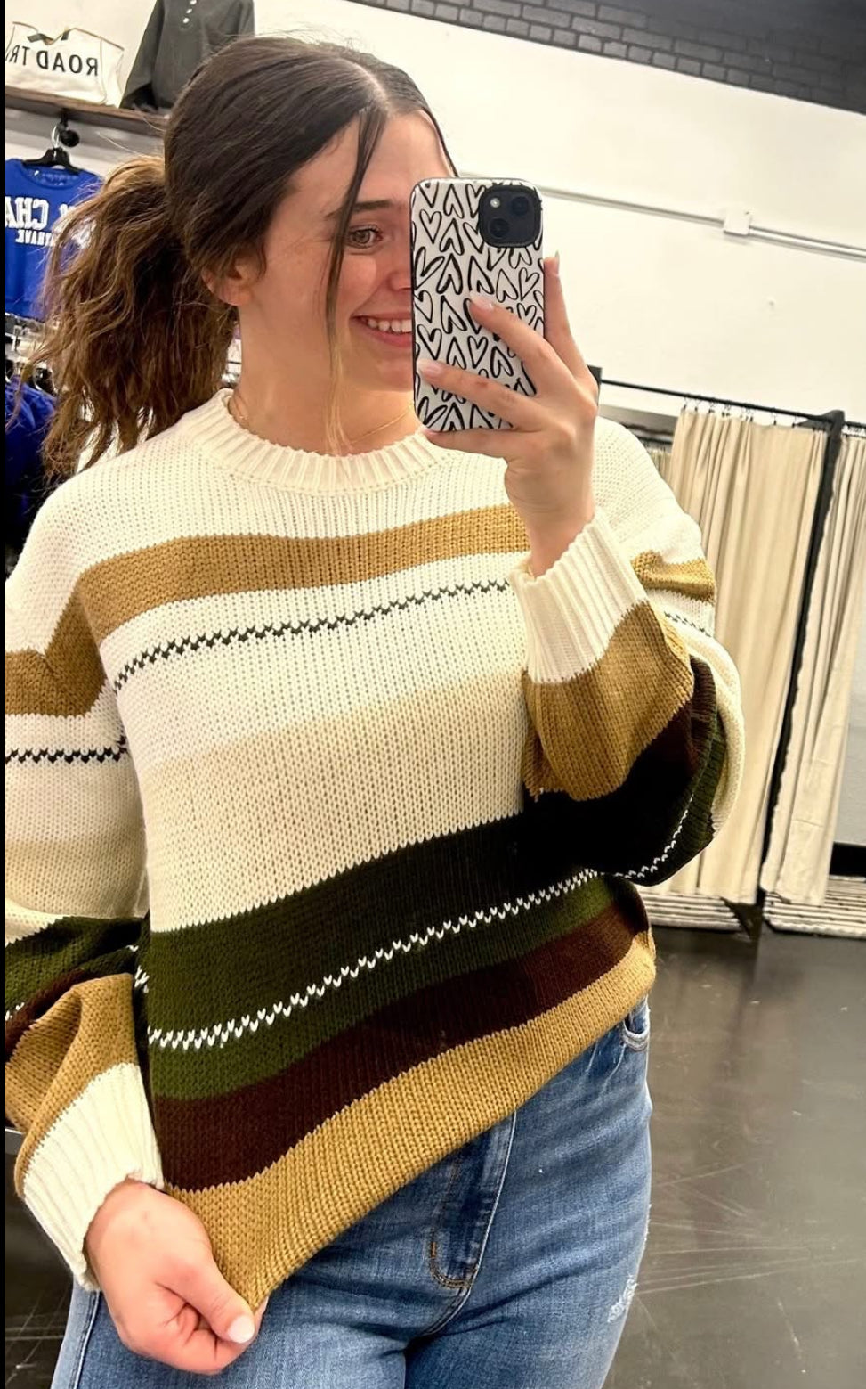 Multicolor Stripe Sweater