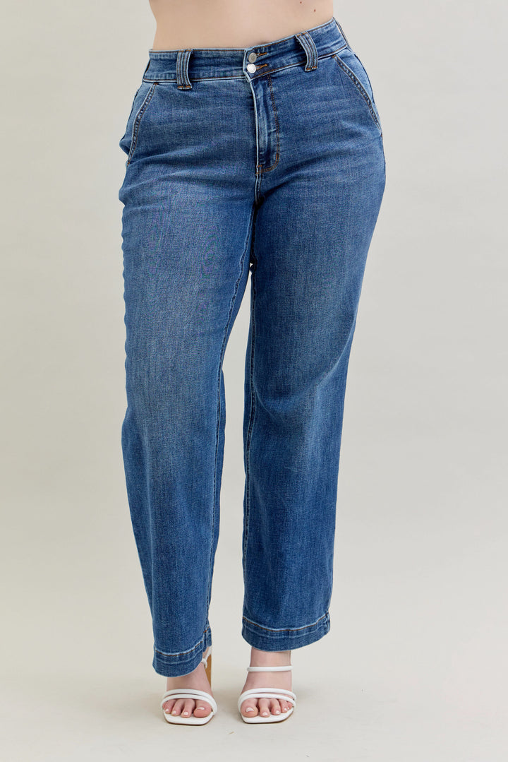 Wide Leg Double Button JB82558