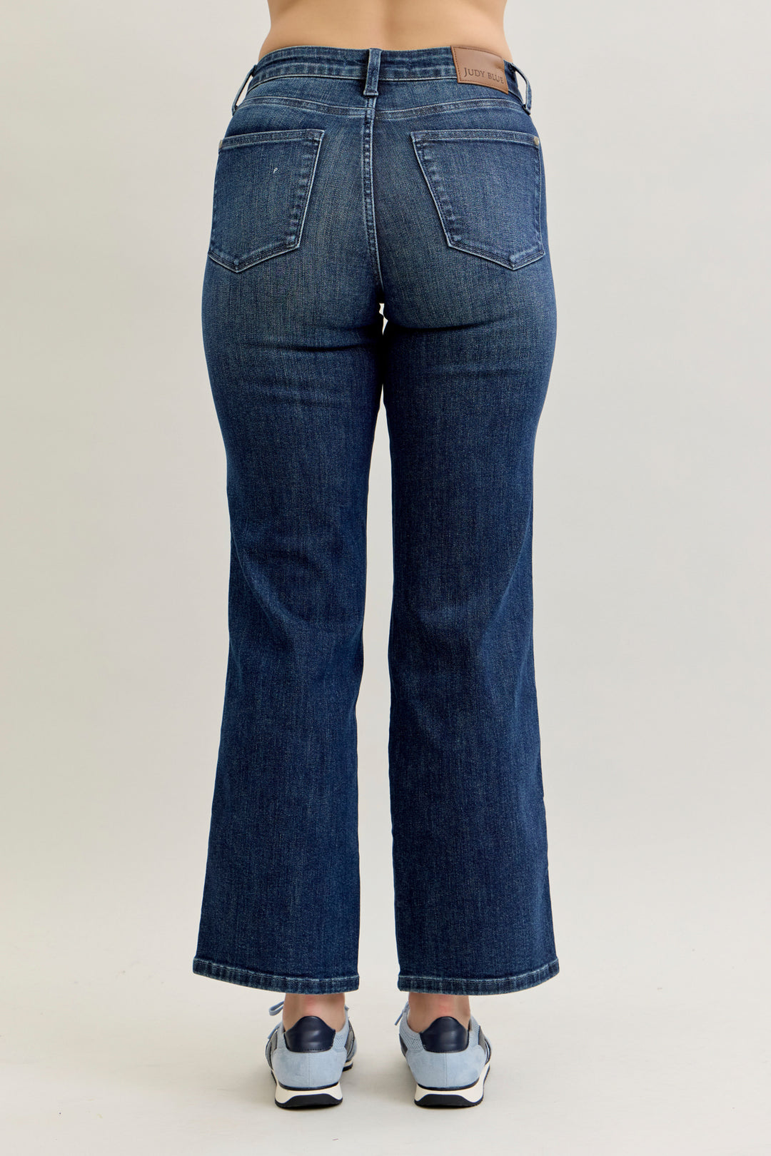 Dark Tummy Control Straight Jeans Judy Blue JB88861