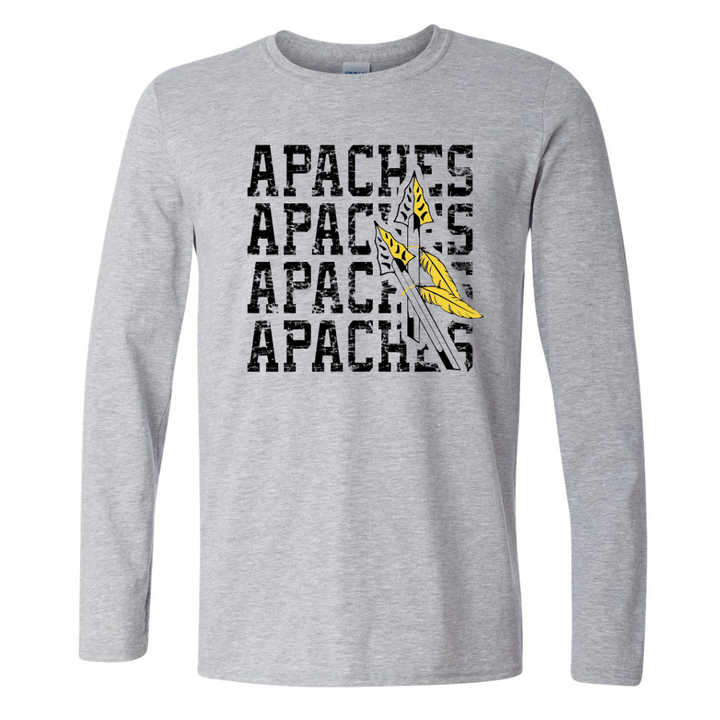 Apaches Stacked w/ Logo