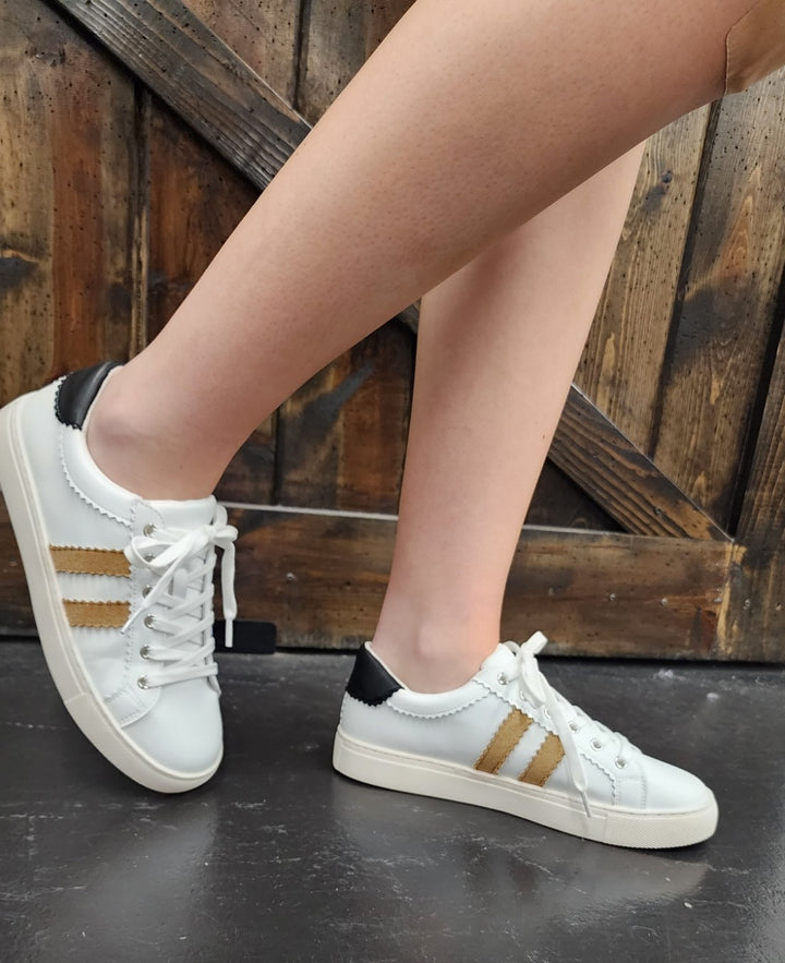 Brown/White Sneakers