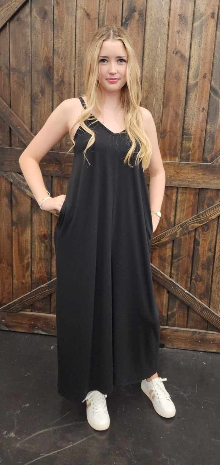 Black Cami Maxi Dress