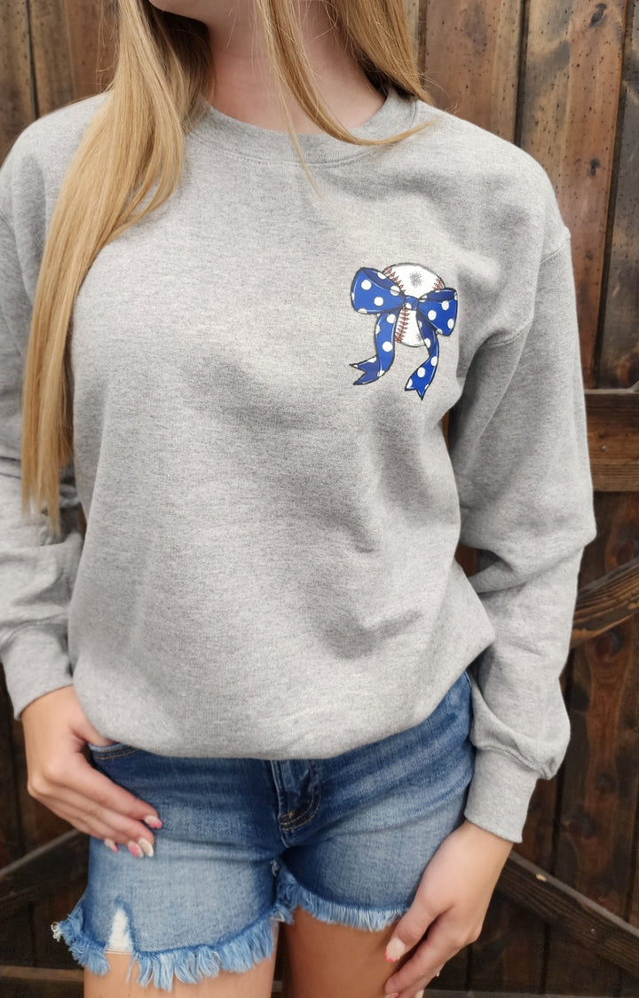 'Go Eagles' Baseball Sweatshirt