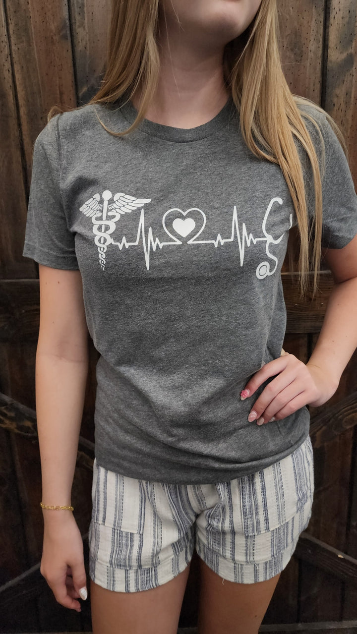 Heartbeat Nurse Tee