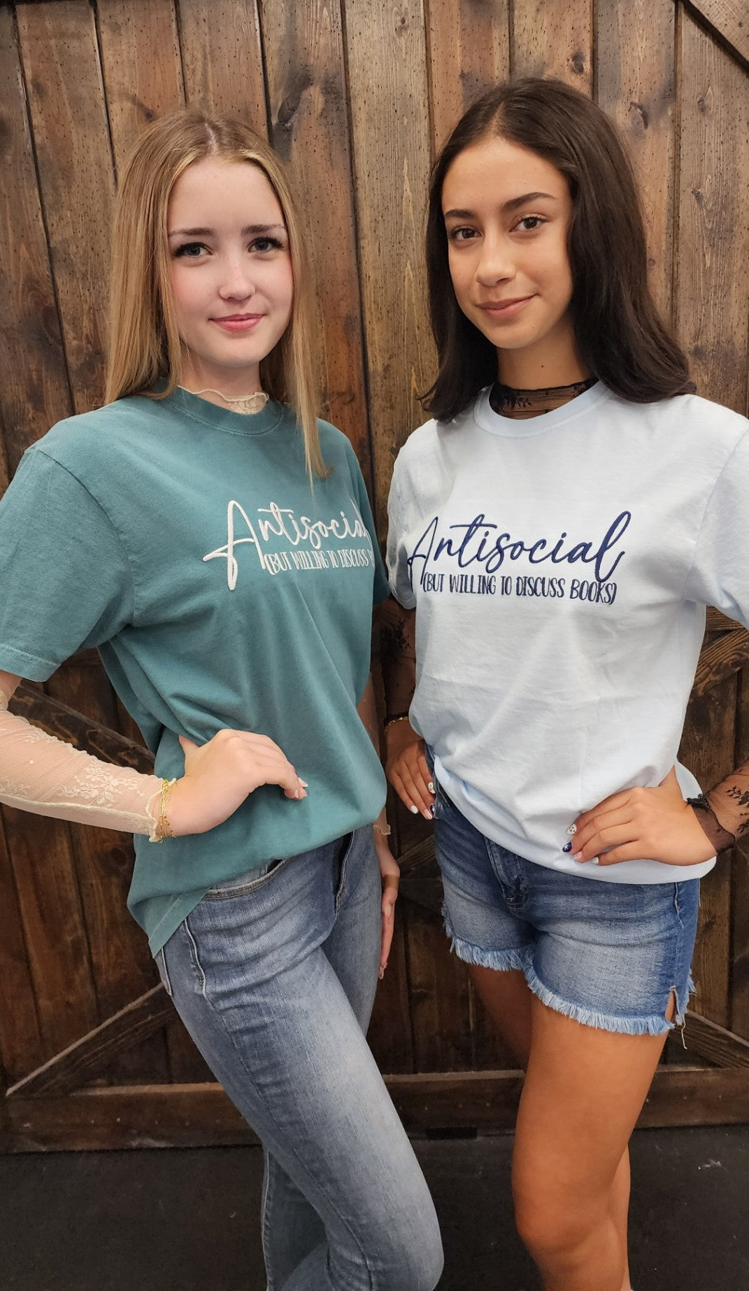 Embroidered Antisocial Tee