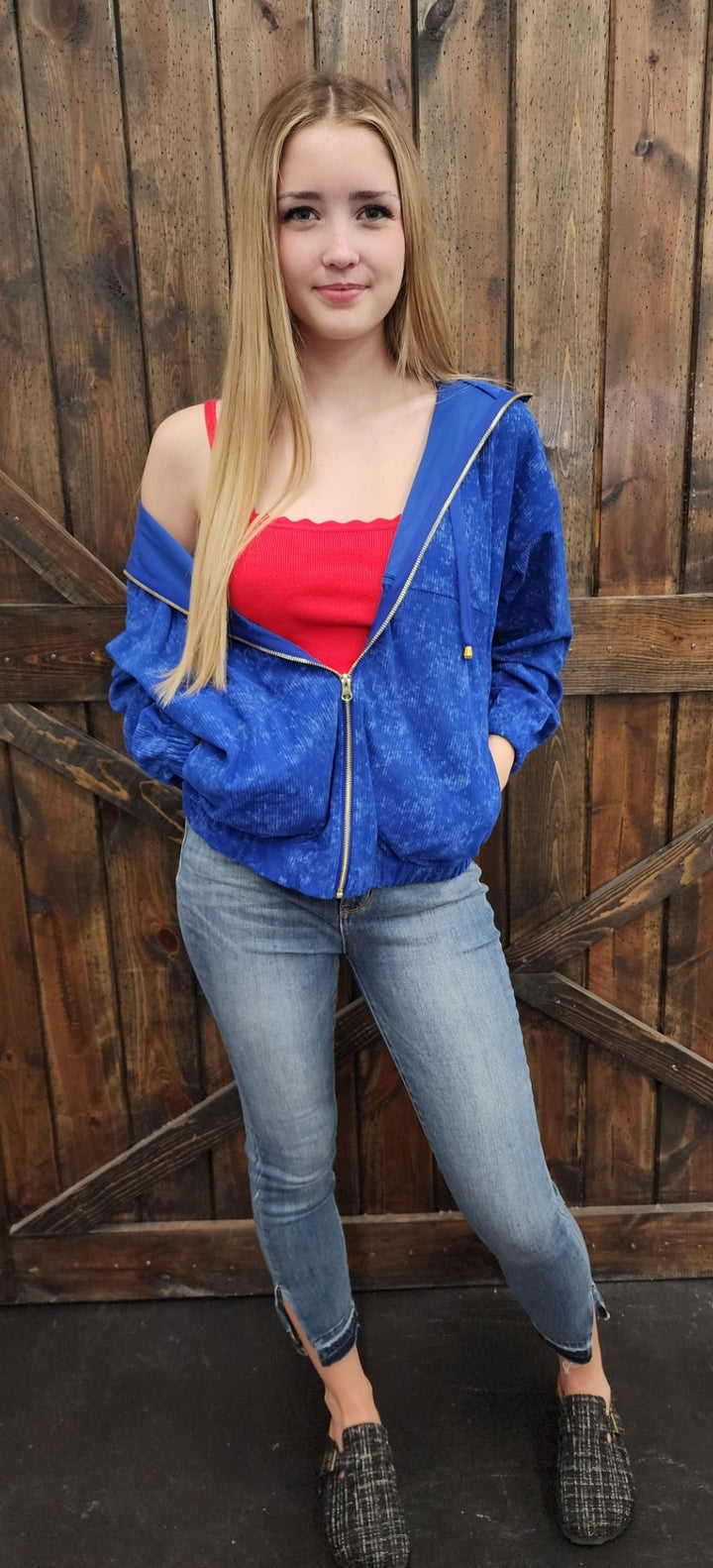 Corduroy Full Zip Jacket
