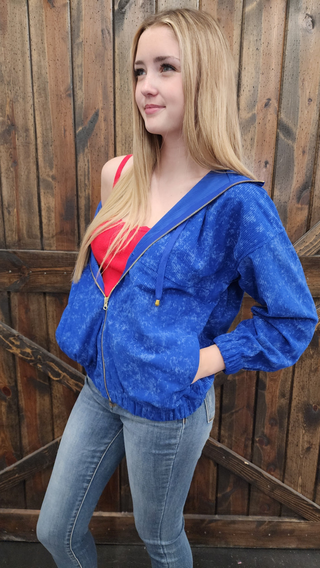 Corduroy Full Zip Jacket
