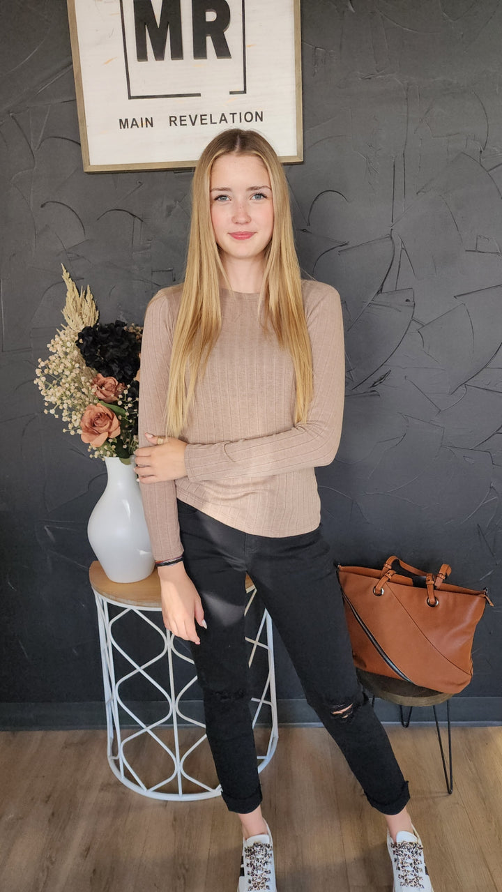 Ribbed Basic L/S