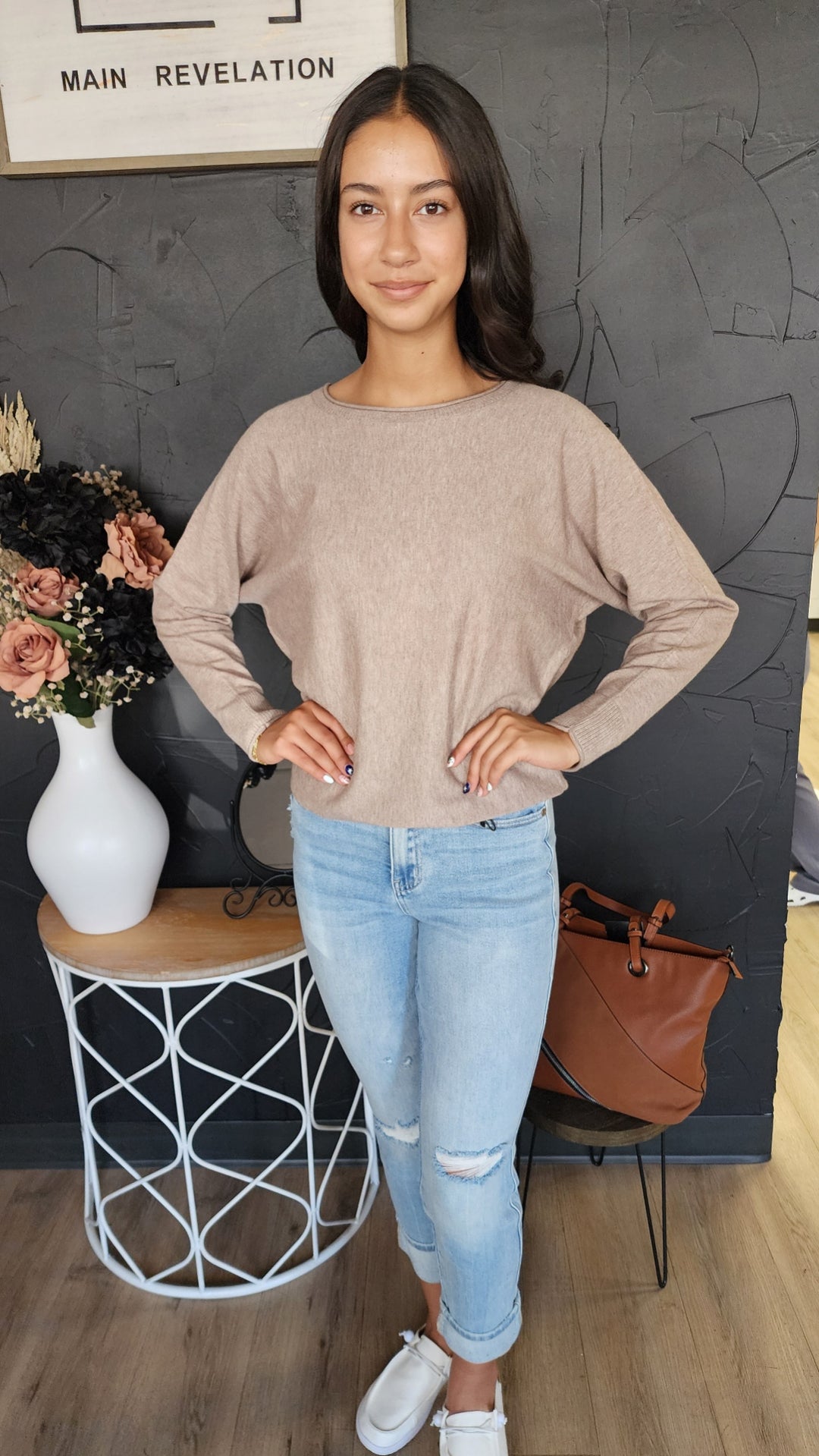 Classic Wide Neck Sweater