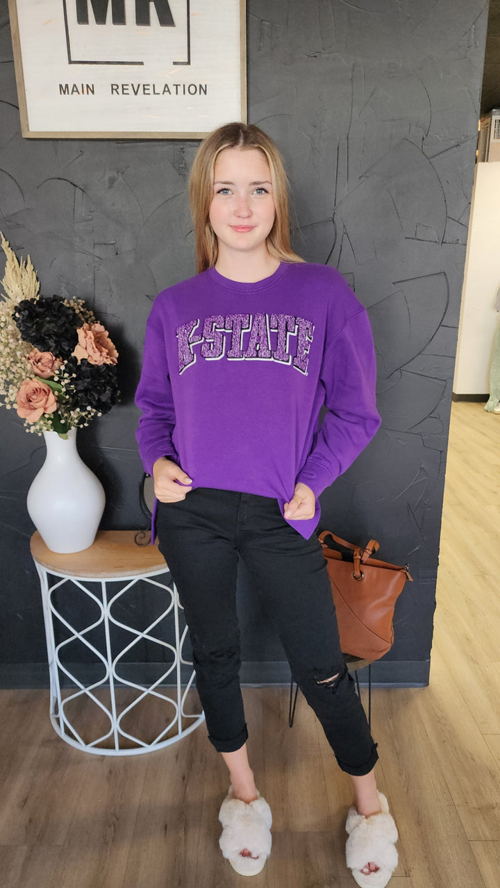 K-State "Michelin Twisted" Crewneck