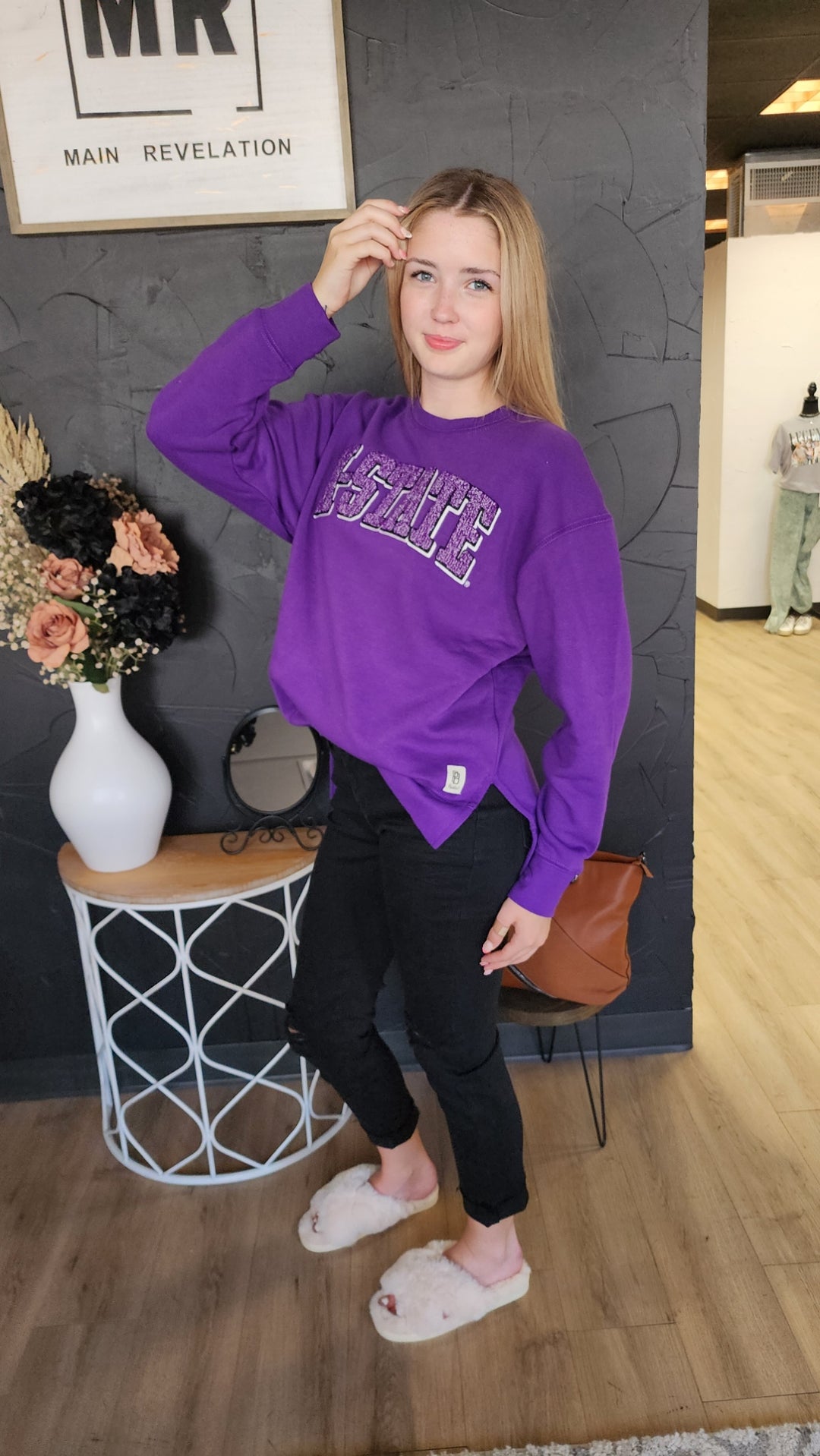 K-State "Michelin Twisted" Crewneck