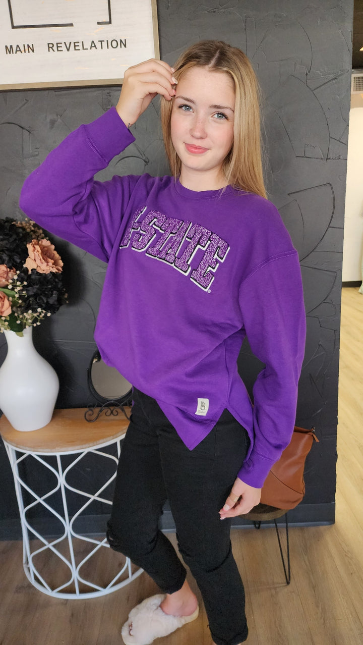 K-State "Michelin Twisted" Crewneck