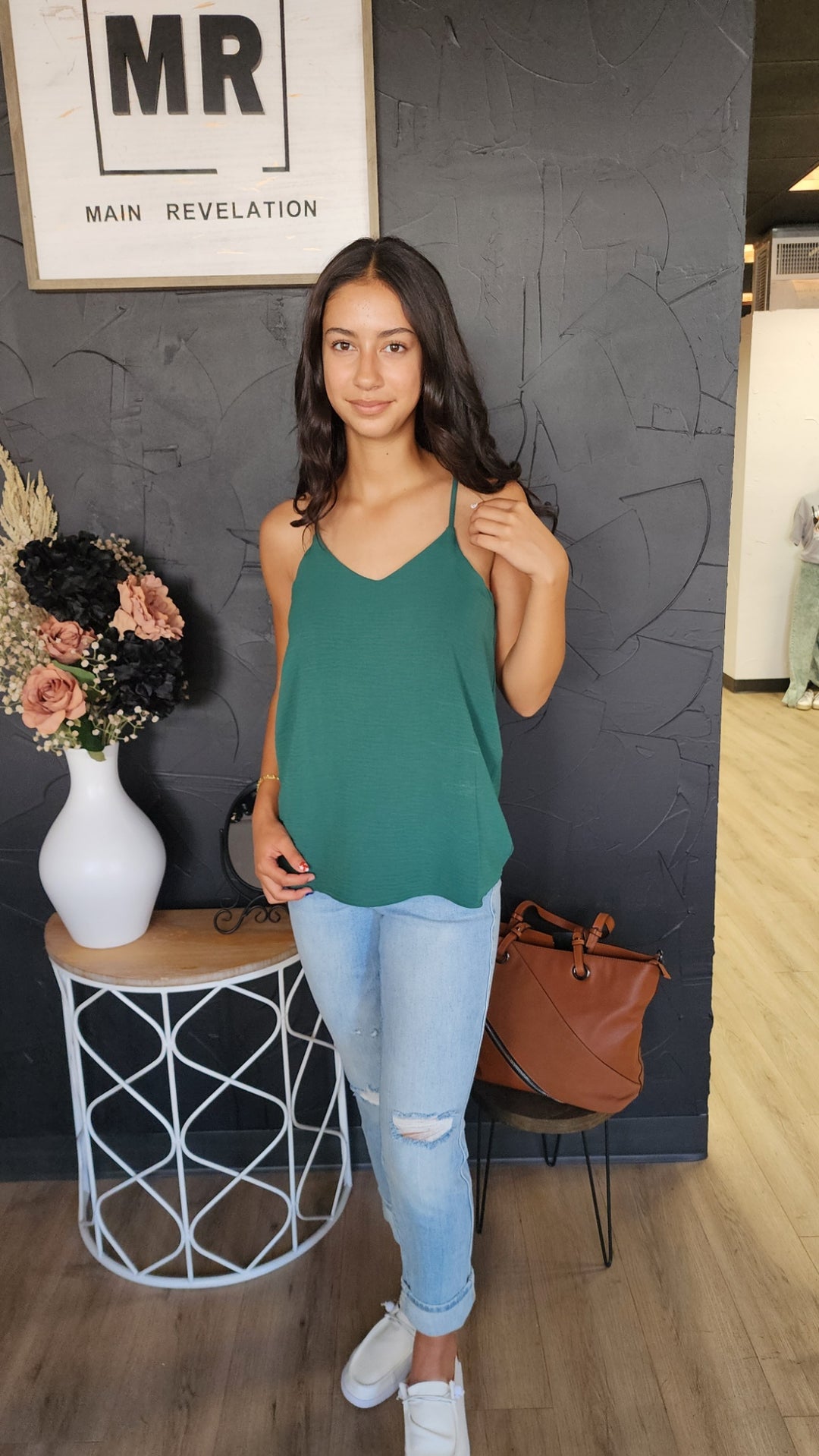 V-Neck Cami Tank Top