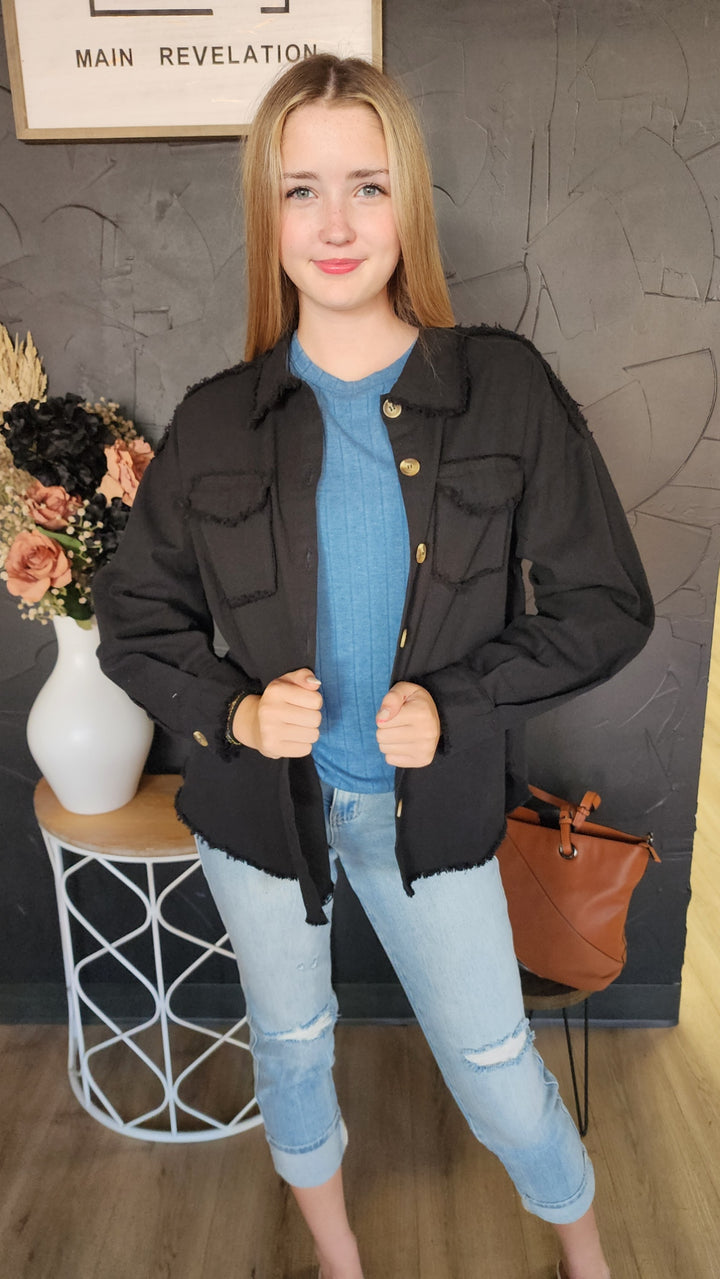 Button Up Shacket