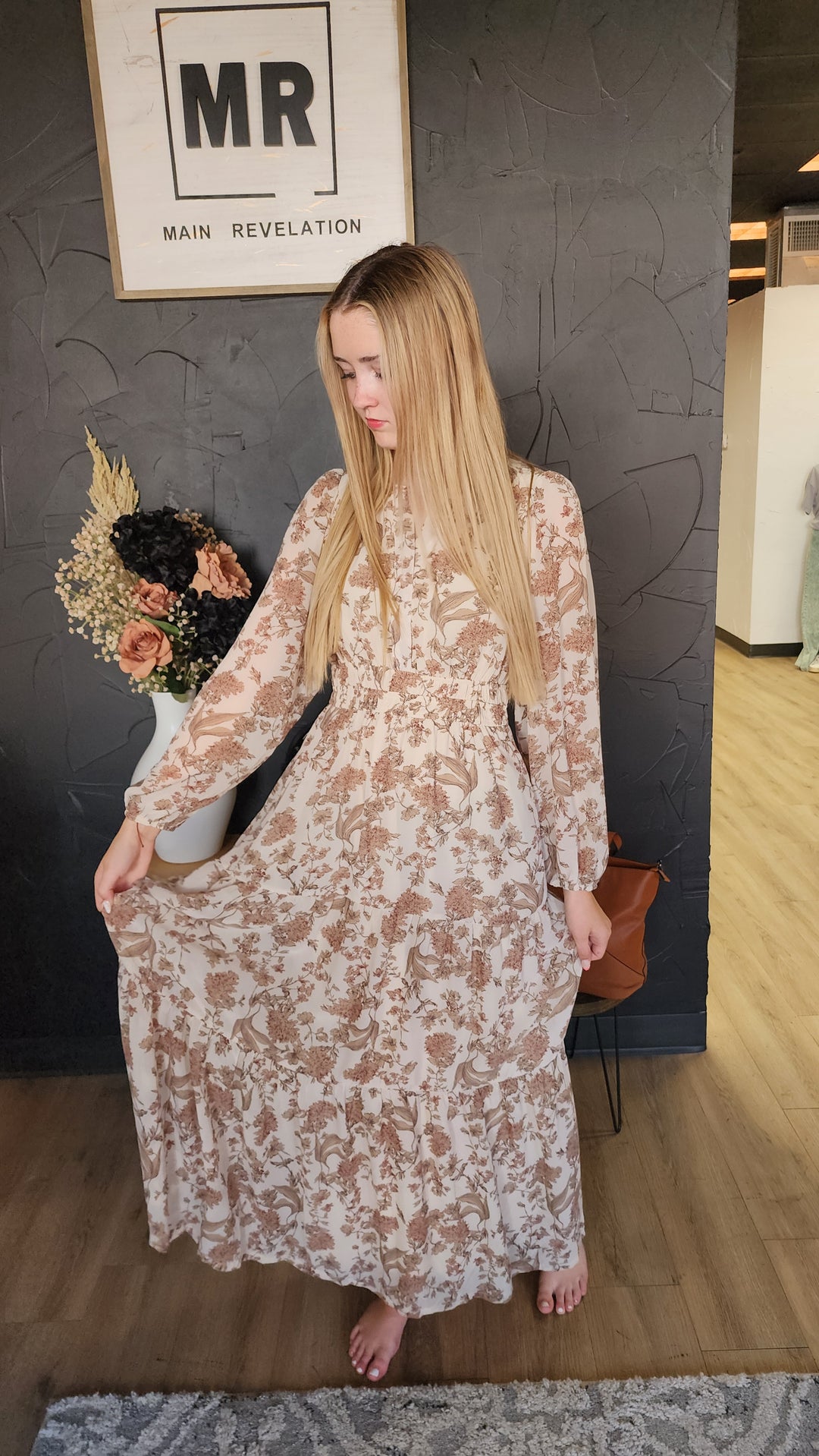 Floral Tiered Maxi Dress