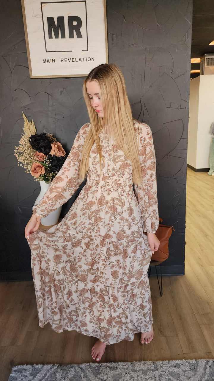 Floral Tiered Maxi Dress