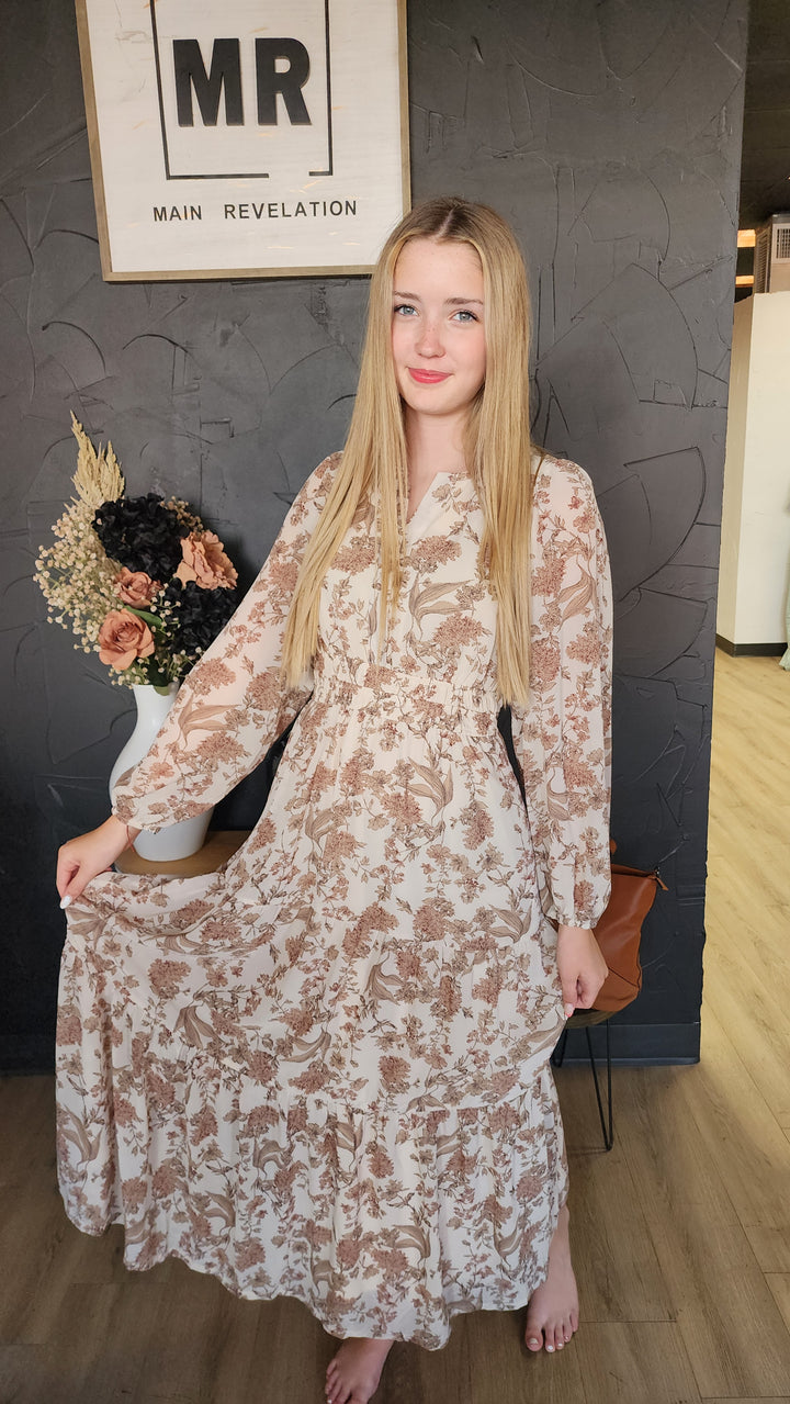 Floral Tiered Maxi Dress