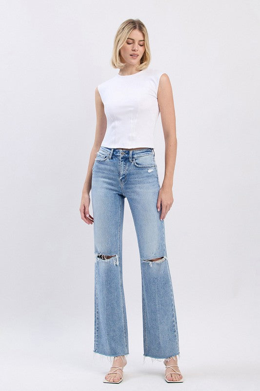 High Rise Slim Wide- F6011
