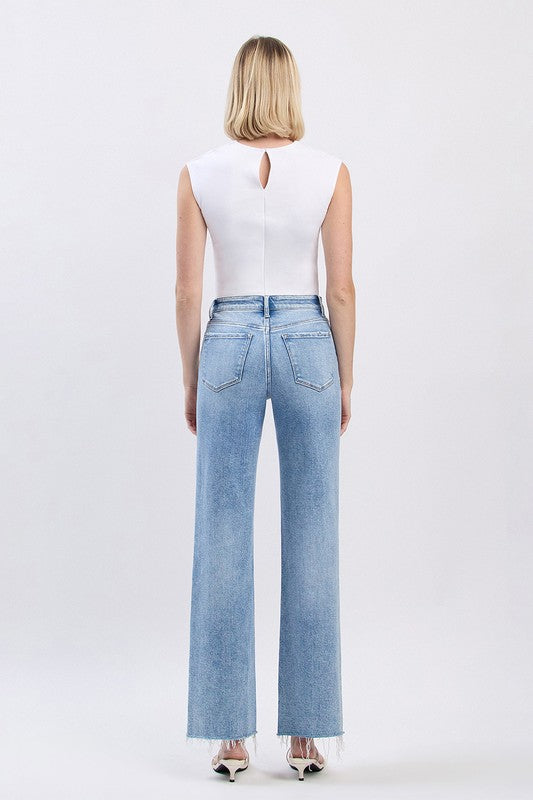 High Rise Slim Wide- F6011