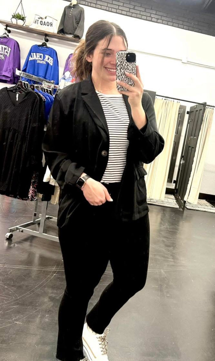 Black "Traditional" Blazer