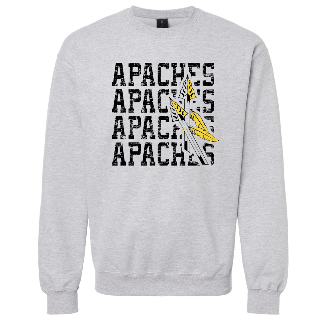 Apaches Stacked w/ Logo