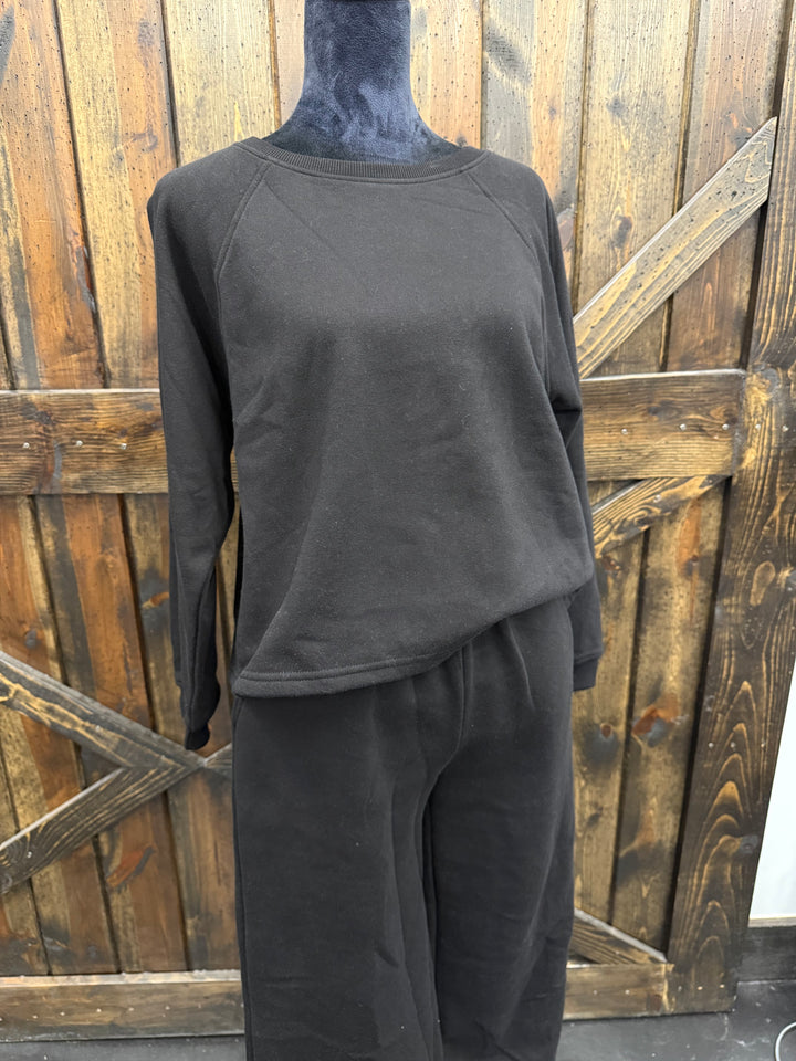 Black Fleece Sweat Set
