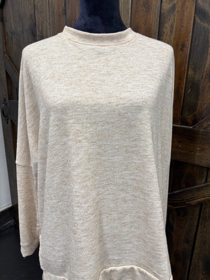 Beige Knit Sweater