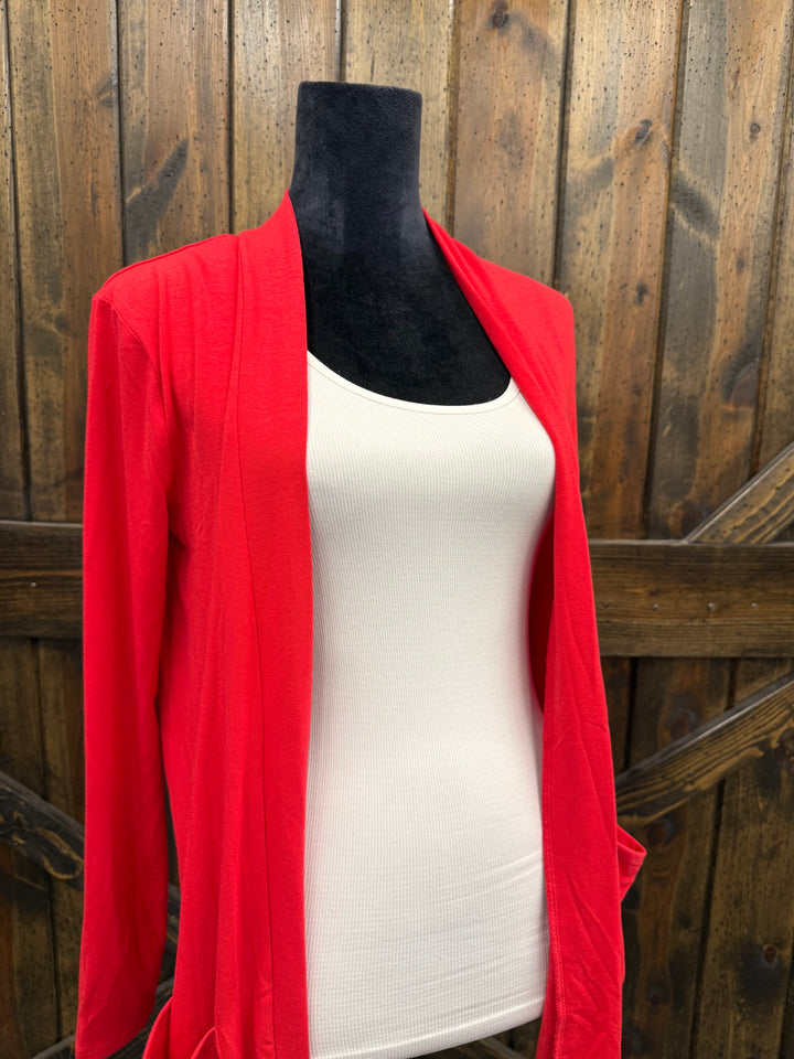 Soft Cardigan w/ Front Pockets