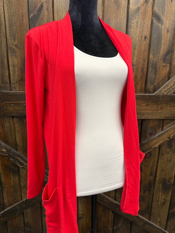 Soft Cardigan w/ Front Pockets